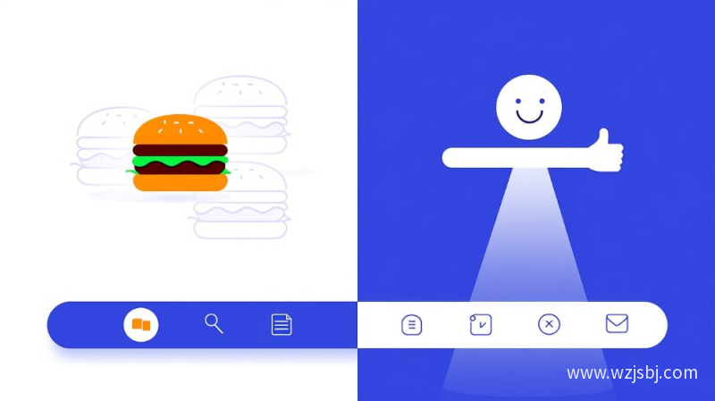 企业网站移动端导航设计：汉堡菜单与底部导航的选择
