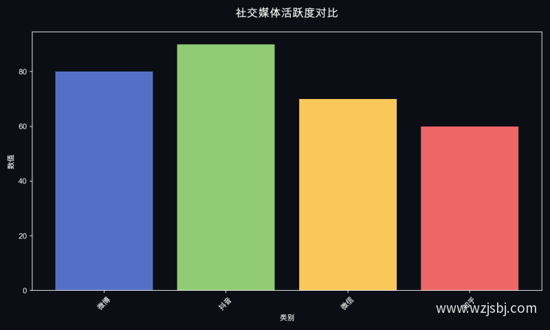 社交媒体活跃度对比
