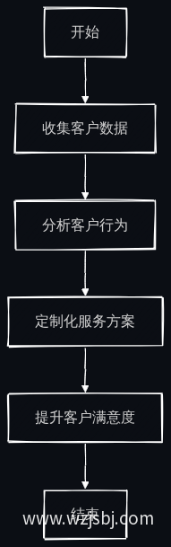 服务体验个性化流程图